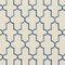 Blue Embroidery Geometric Linen Look Woven Pattern Upholstery Fabric by The Yard - SKU: Barron Twilight